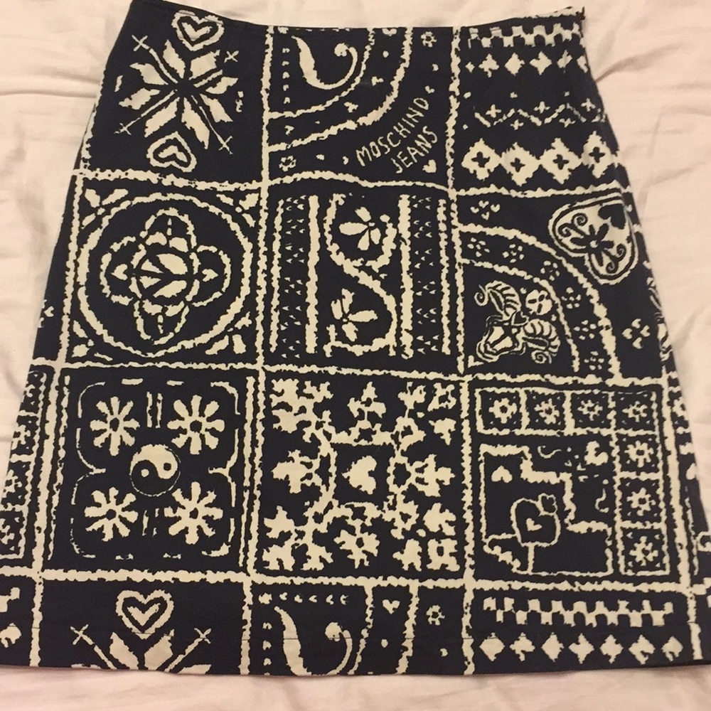 SOLD-Moschino Jeans Skirt